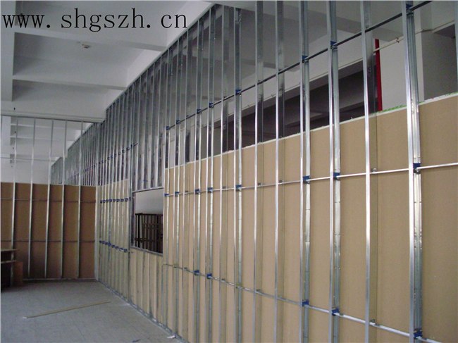 闵行厂房轻钢龙骨石膏板隔断 莘庄工业区厂房隔断